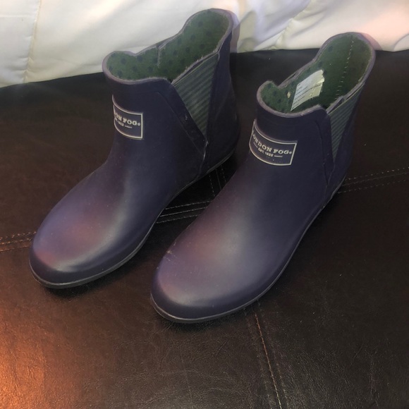 london fog short rain boots